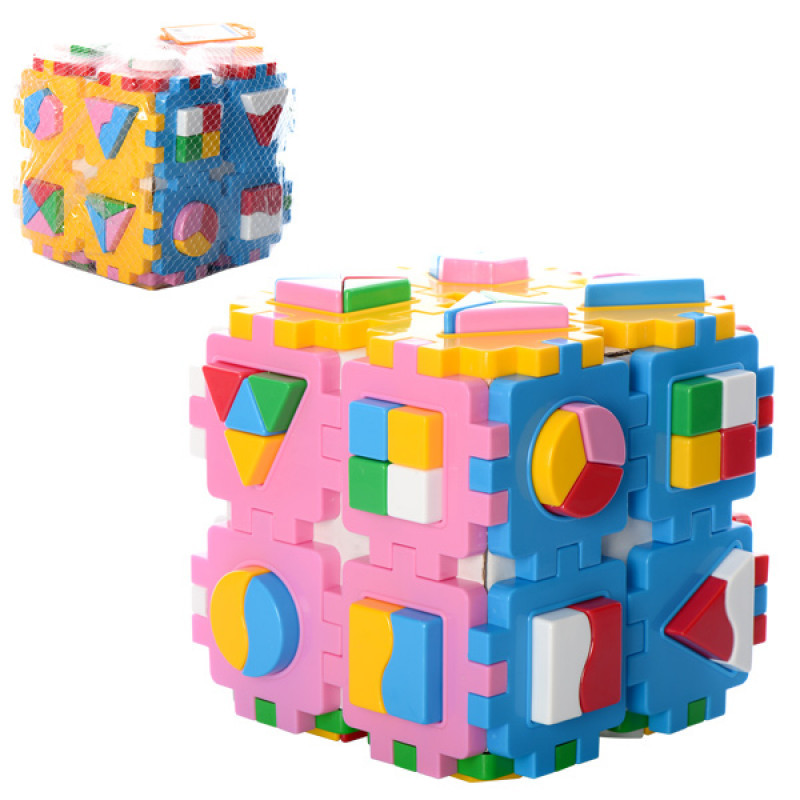 Куб "Розумний малюк Суперлогіка 33×23×10.5 см ТехноК" 2650