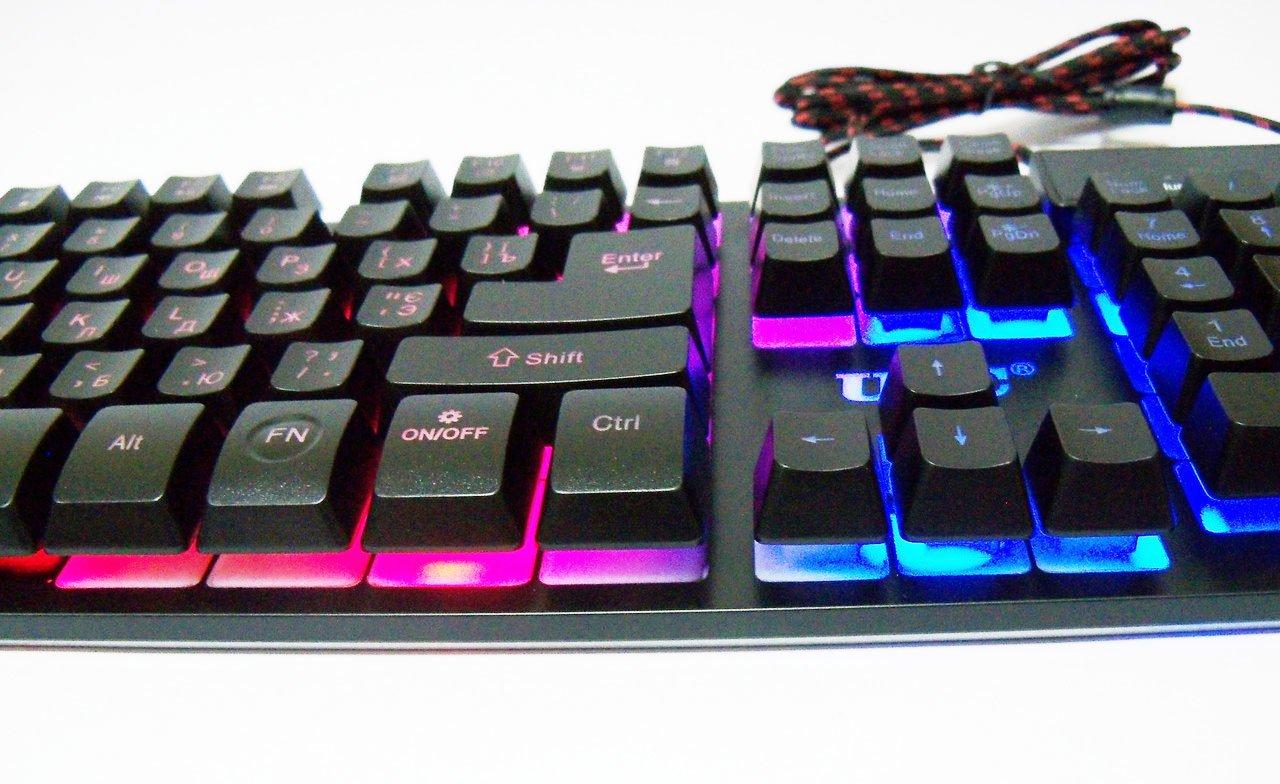 KEYBOARD ZYG 800 Клавіатура USB з підсвічуванням