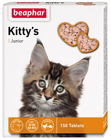 Beaphar Kitty's Junior — вітаміни для кошенят, 150 табл.