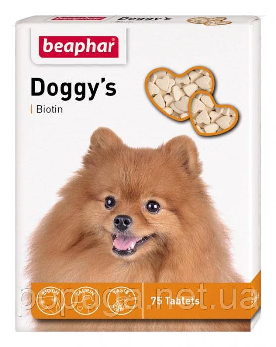Beaphar Doggy's Biotin витамины с биотином для взрослых собак, 75 табл.