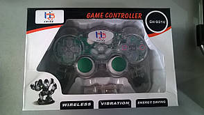 Бездротовий маніпулятор (джойстик) ПС2 бездротовий прозорий