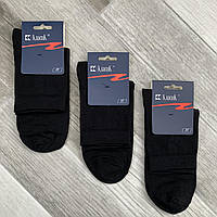 Мужские носки демисезонные х/б с лайкрой Класик Черкассы, 18В-100 , 25 размер, чёрные, 03449