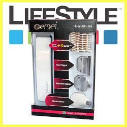 Машинка для стриження волосся Gemei GM-586 4в1