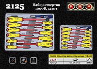 Набор отверток диэлектрических 1000V, 12шт., FORCE 2125