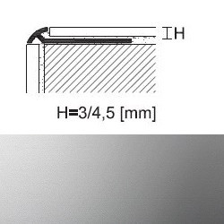 Угловой профиль для плитки 4,5мм, Profilpas