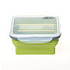 Набір з 3-х силіконових контейнерів Tramp 400/700/1000ml olive, фото 4