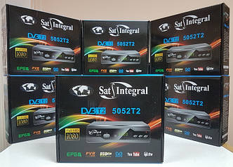 DVB-T2 Sat-Integral 5052 T2 ефірний цифровий ТВ-тюнер приставка ресивер декодер Т2 DVB-C