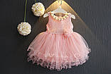 Нарядне плаття для дівчинки розмір 92., фото 4
