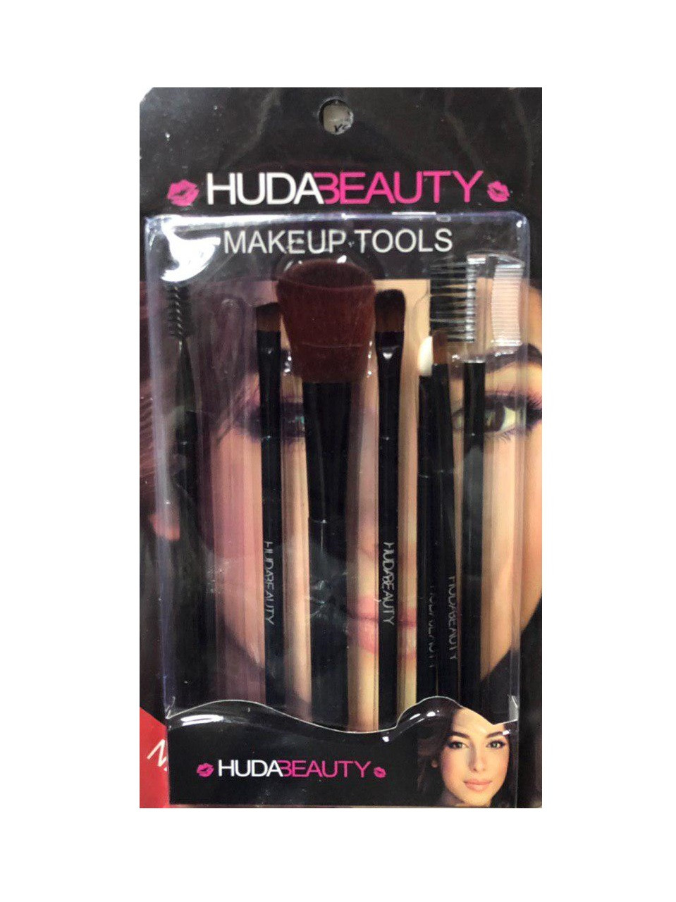 Набір пензлів для макіяжу "Huda Beauty", 7 шт.