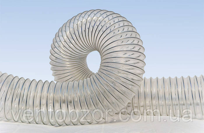 Рукав поліуретановий, шланг поліуретановий стінка 0,5-1,5 мм ф40-354 мм ...