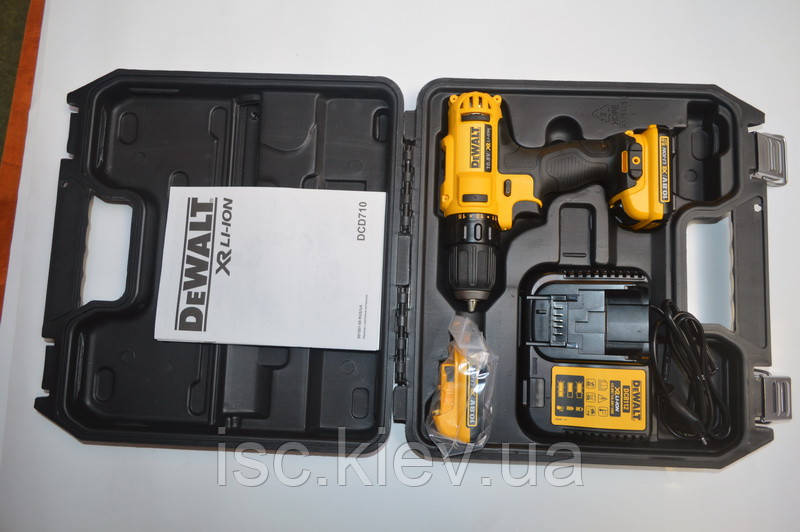 Шурупокрут акумуляторний DeWalt DCD 710 D2