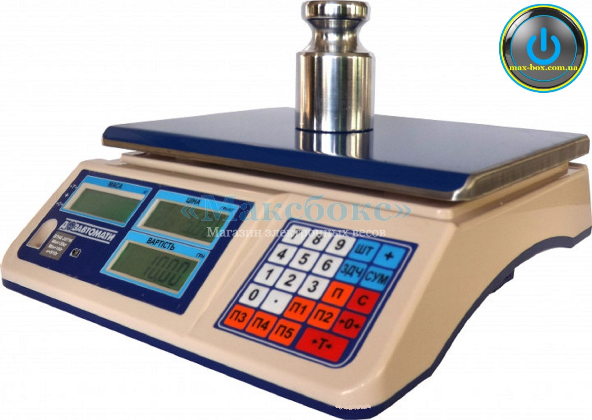 Ваги з повіркою до 15 кг ВТНЕ/1 15Т1К (Дозавтомати), фото 1