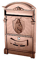 Поштовий ящик коричневий Діва Марія