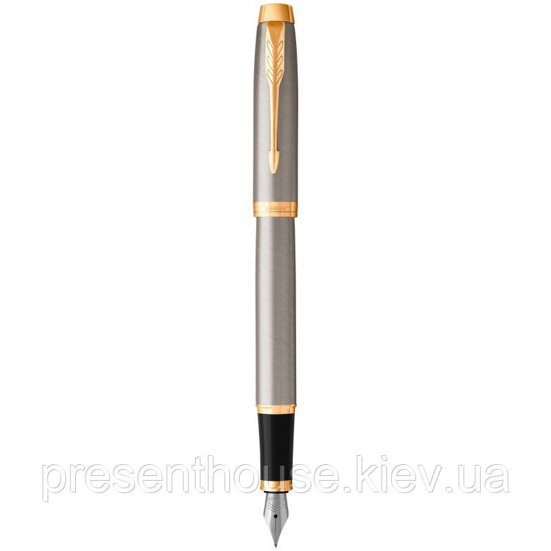 Перова ручка Parker IM 17 Brushed Metal GT FP F