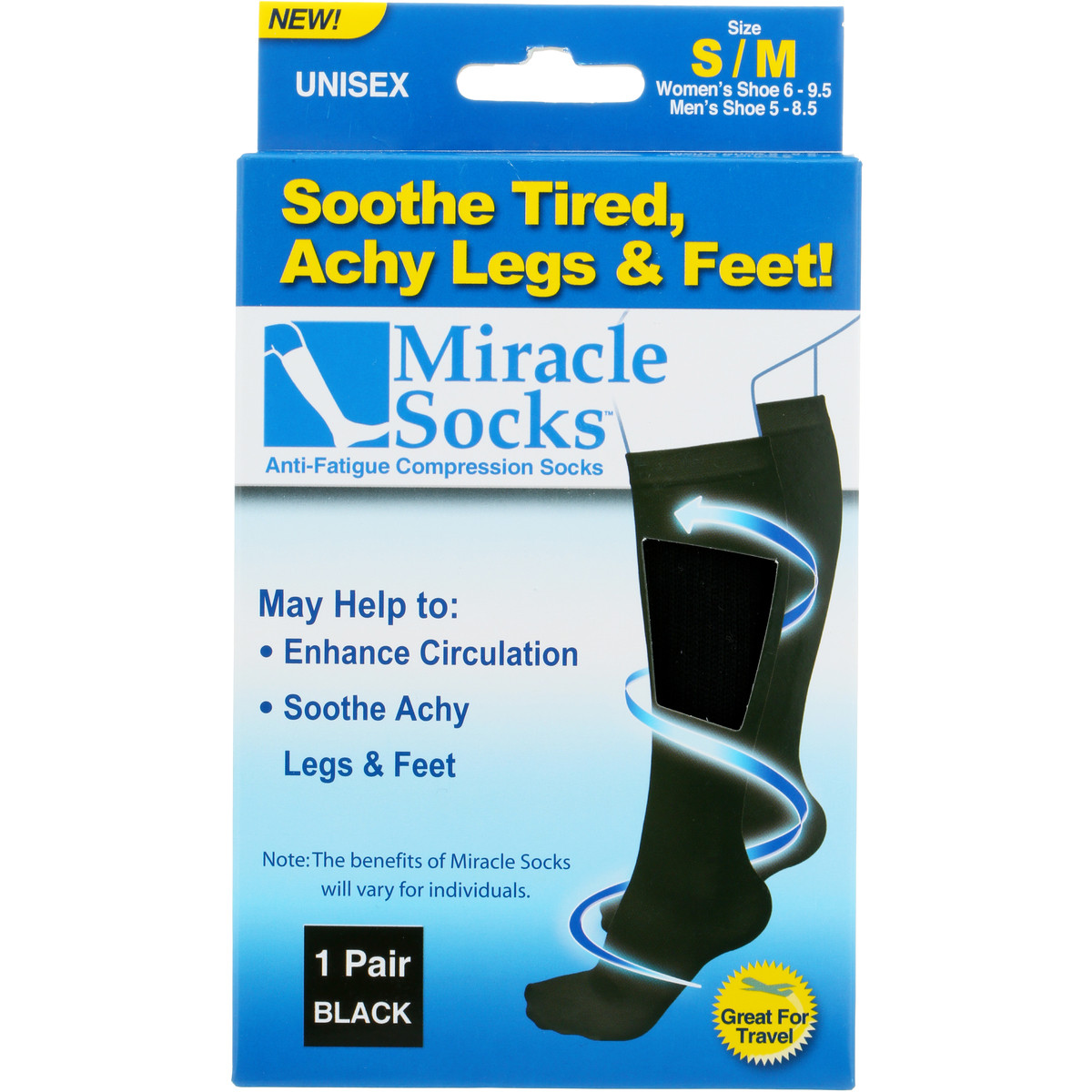 Лікувальні шкарпетки з масажним ефектом Miracle Socks