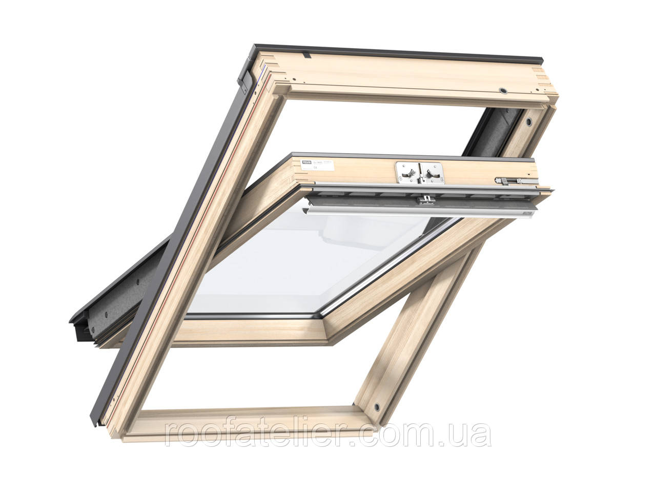 Мансардне вікно VELUX Standart (Велюкс) GZL 1051 / 1051B FK06 66x118 см