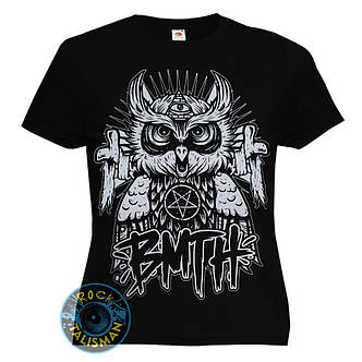 Футболка жіноча BRING ME THE HORIZON Owl сова, фото 2