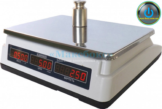 ваги торговельні в магазині Максбоокс місто Харків придбати ваги торговельні в Харкові