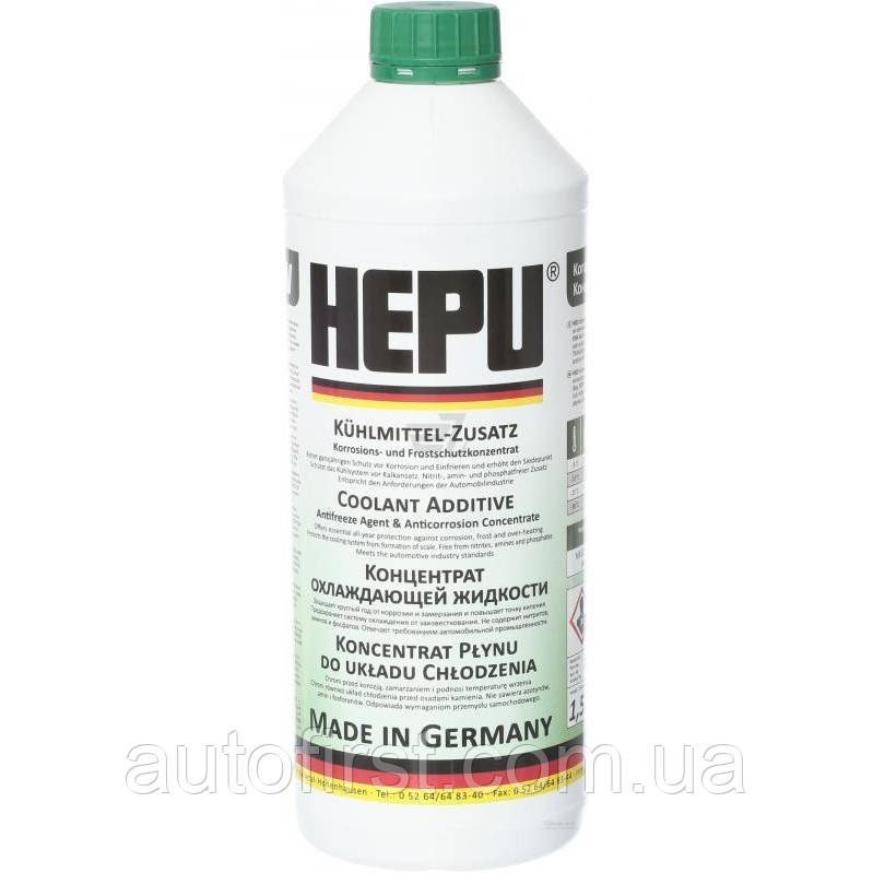 HEPU Антифриз (зелений) G11 Plus (1.5L) 