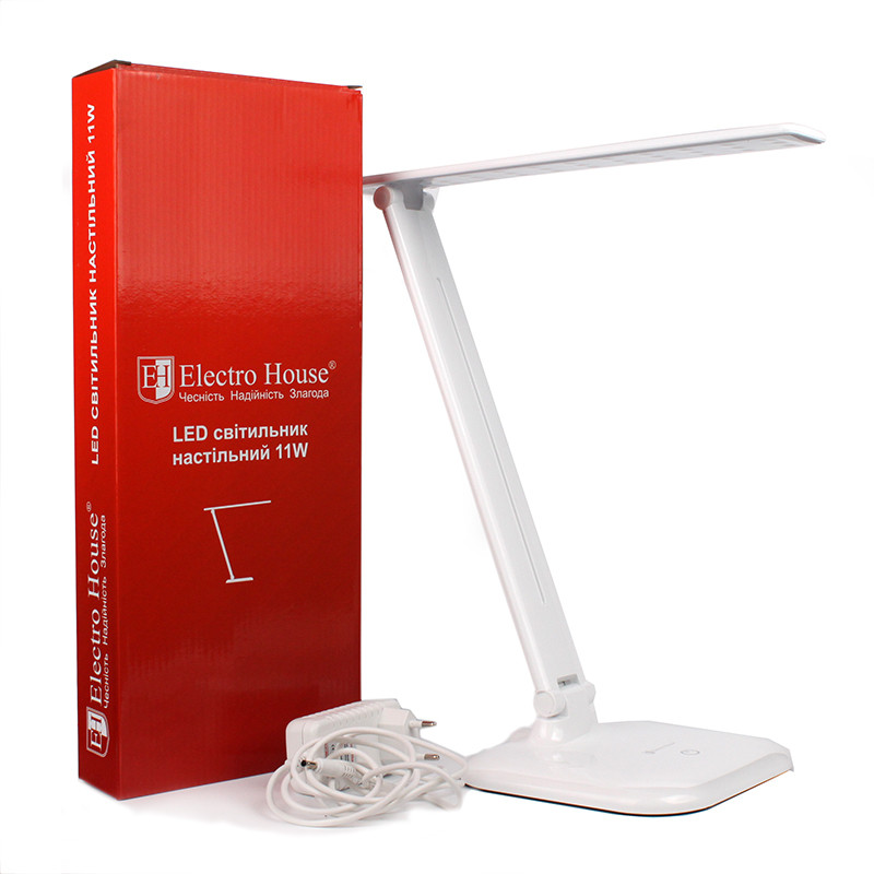 LED світильник настільний 11 Вт 4100 К 7200 Лм Білий, фото 1