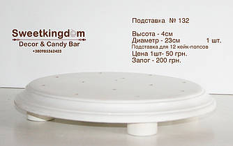 Підставка для кейсів попсу кругла