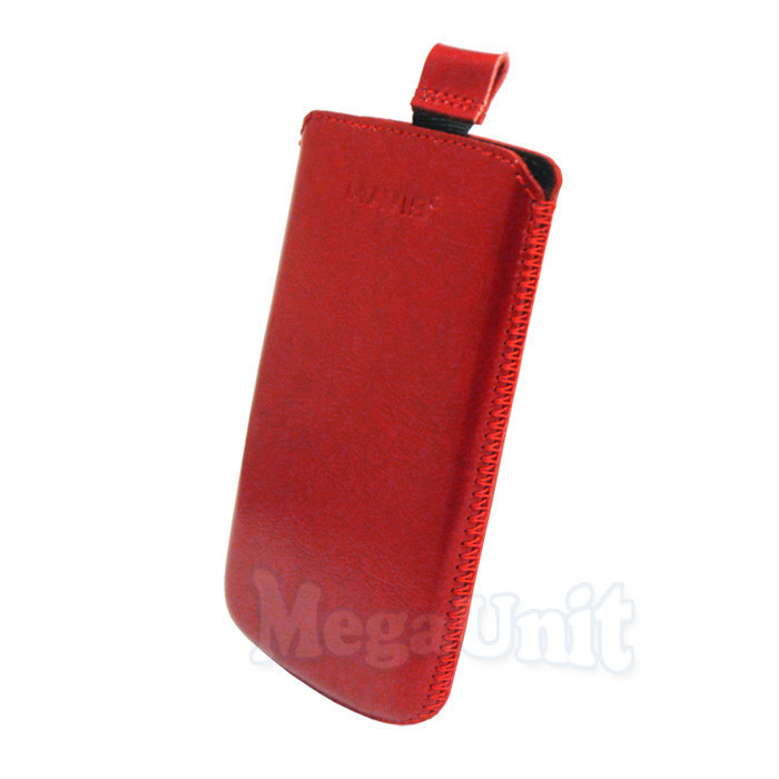 Шкіряний чохол Mavis Premium для Nokia 6303 Червоний - фото 1 - id-p185699859