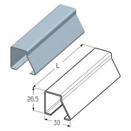 Профілі для полотна воріт