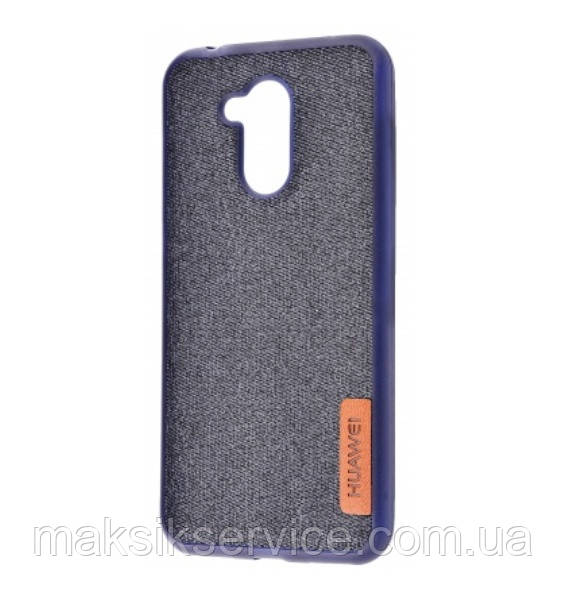 Чохол накладка Label Case Textile Honor 6C Pro Синій