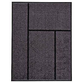 IKEA KOGE (302.879.39) Придверні килимок, сірий, чорний