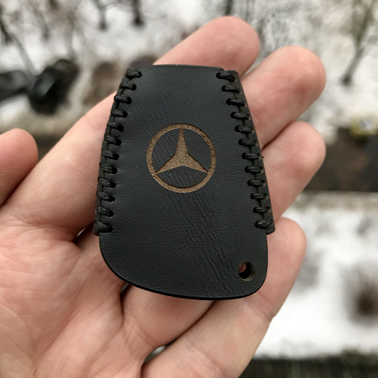 Кожаный чехол на ключа Mercedes A,AMG GT,B,C,Citan,CLA,CLC,CL,CLK,CLS,E,G,GLA, GLC,GL,GLE,GLK,GLS,M,R,S,SLC,SL - фото 2 - id-p881186482