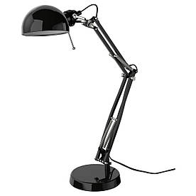 IKEA FORSA (001.467.76) Настільна лампа чорного кольору