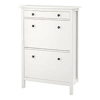 IKEA HEMNES (201.695.59) Шкаф для обуви, 2 отделения, белый