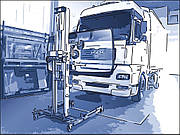 Mercedes L381 (1619-1838-1938-2632) заміна лобового скла на вантажівці вузька кабіна в Нікополі, Києві, Дніпрі