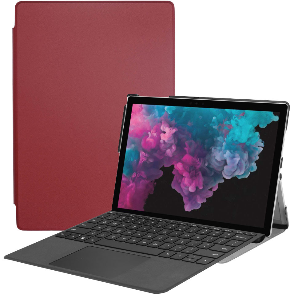Чохол Slimline для Microsoft Surface Pro 4 / 5 / 6 Wine Red, фото 1