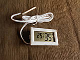 Цифровий термометр/гігрометр із виносним датчиком для акваріумів, фото 5
