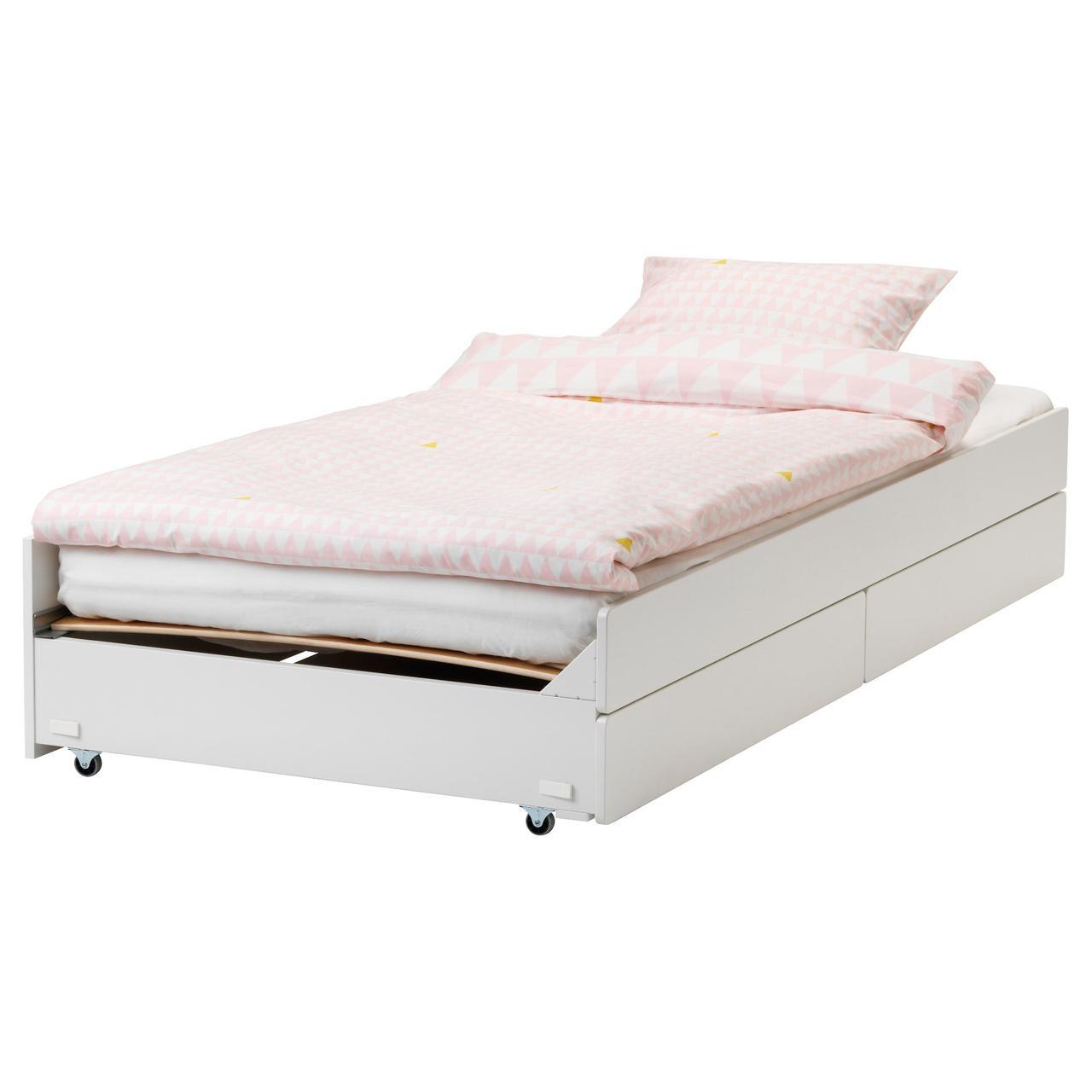 IKEA SLAKT (992.394.51) Нижняя кровать/подстилка, белый: продажа, цена ...