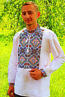 Вишиванка Чоловіча "Віктор" на домотканому полотні
