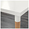 IKEA LINNMON / HILVER (292.238.30) Стіл білий, бамбук, фото 3