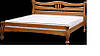 Ліжко дерев'яна яні Далас МебіГранд / Ліжко дерев'яне Даллас MebiGrand, фото 2
