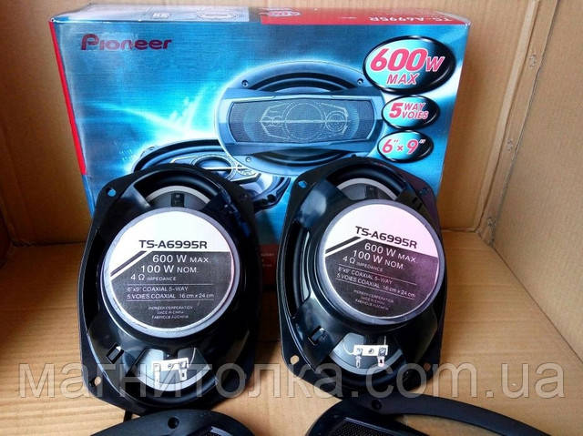 Автоакустика Pioneer Пионер 600 Ват Овалы 5-ти Полосные Динамики в Авто ...