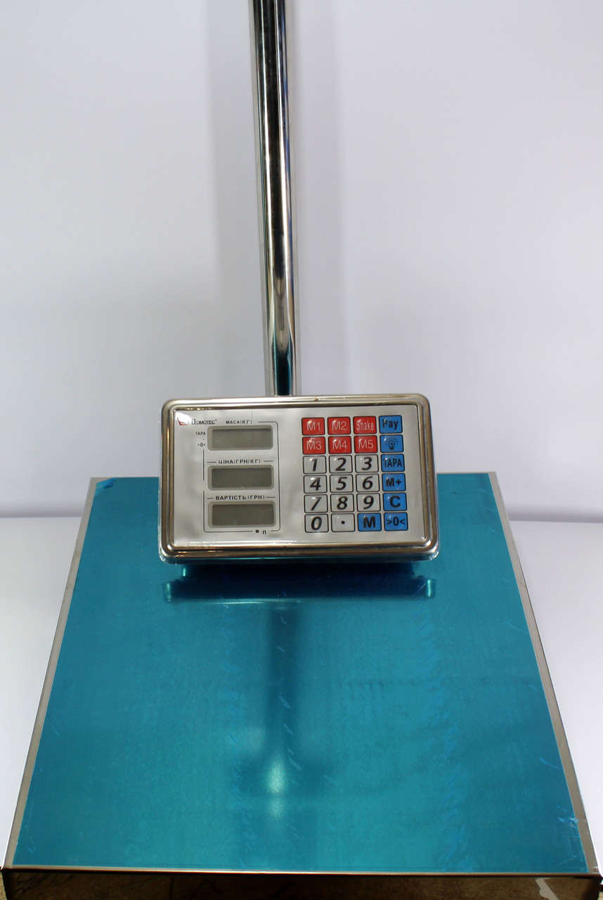 Ваги ACS 300kg-350kg 40*50 Domotec 6V із залізною головою