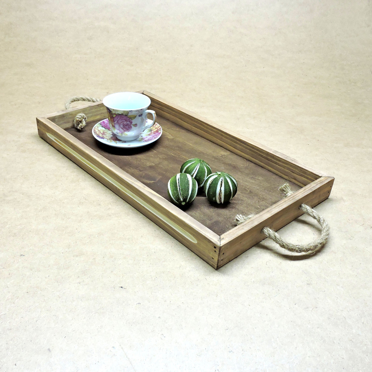 Піднос дерев'яний "Шарлеруа 50х27" махагон