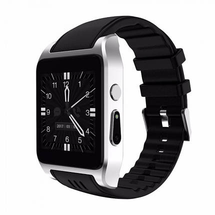 X86 Smart Watch розумний годинник фітнес-годинник Android, IOS багатофункціональні сенсорні Сріблястий, фото 2