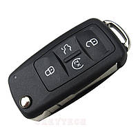 Корпус выкидного ключа для Volkswagen 4 кнопки