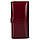 Гаманець жіночий шкіряний лаковий Kafa з RFID захистом (AE031 dark red), фото 9
