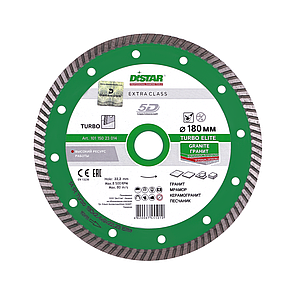 Круг алмазний відрізний Ді-стар Turbo 180x2,4x9x22,23 Elite