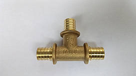 Трійник 16*16*16 Rehau Рехау латунний з'єднувальний (розпродаж)