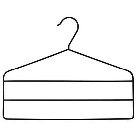 IKEA STRYKIS (703.170.67) Вішак для штанів, чорний