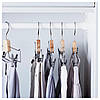 IKEA BUMERANG (602.404.03) Вішалка для штанів/спідниць, хром, фото 2