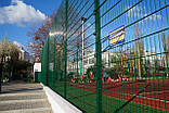 Огородження для спортивних майданчиків ТЕХНА СПОРТ панелі Н-2030mm x L-2500mm D-6х5х6мм, фото 2